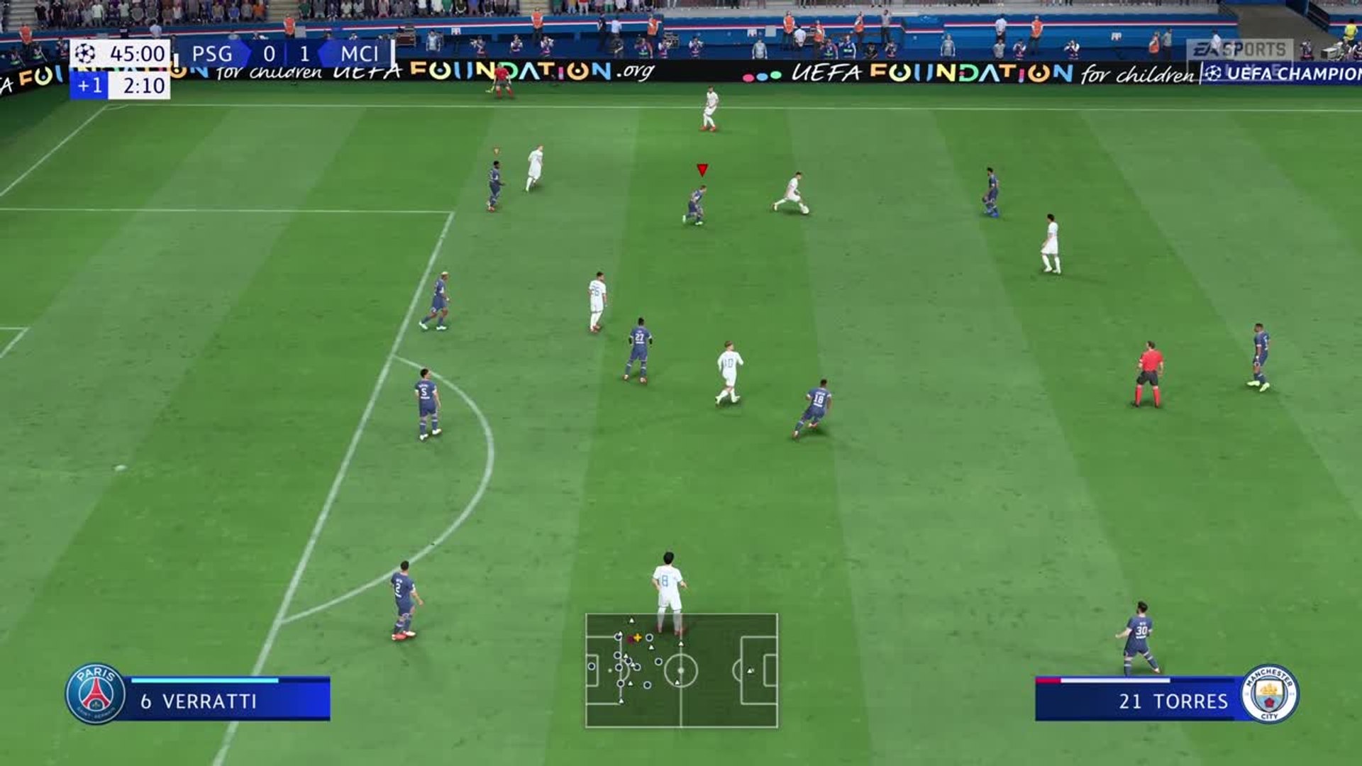 FIFA 22 Gameplay PS5 PSG-City