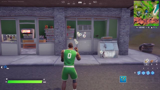 Fortnite, saison 8 : Acheter un article de bouclier à partir d'un distributeur automatique (carte de défis de Rabiboche)