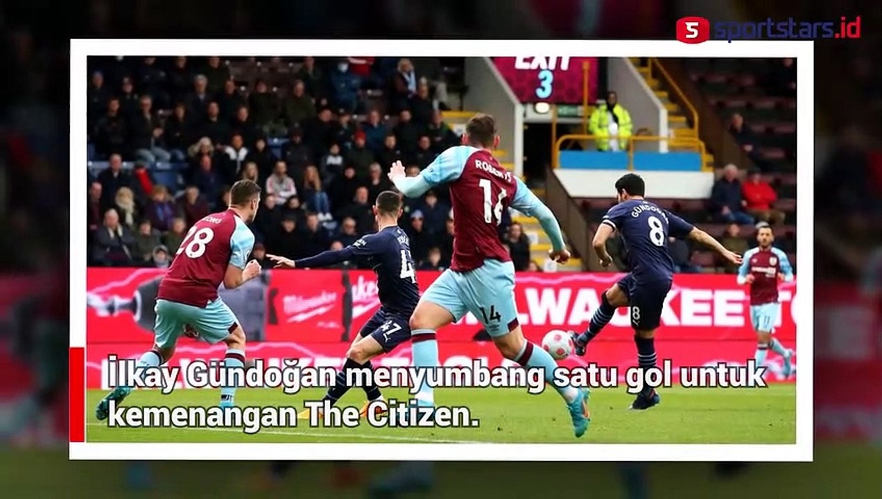 Bobol Gawang Burnley, Ilkay Gundogan Lewati Rekor Eks Bintang Arsenal di Liga Inggris