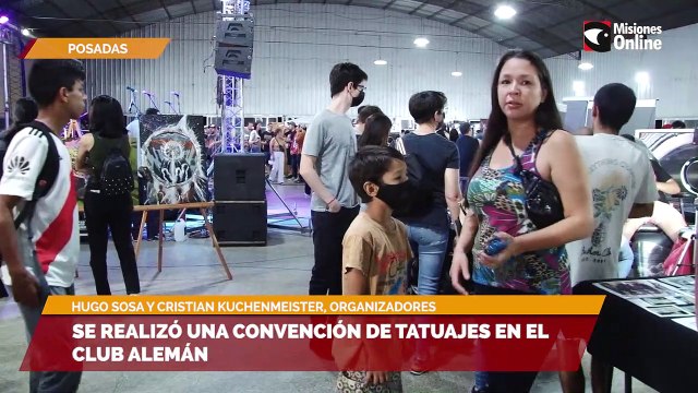 Se realizó una convención de tatuajes en el club alemán