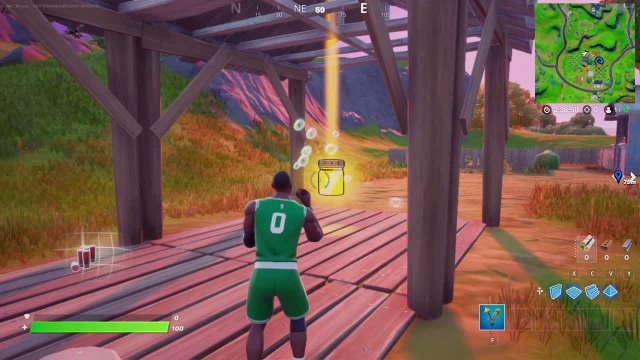 Fortnite, saison 8, skin Poiscaille cartoon : Emplacement des trois bocaux Orange citrouille, notre guide