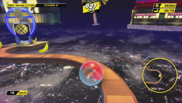 Super Monkey Ball Banana Mania Run mode défi