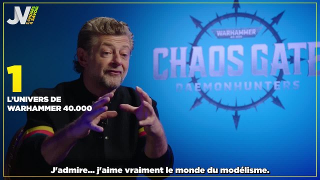 Warhammer 40K Chaos Gate : Andy Serkis (Gollum, Star Wars) dévoile les secrets de l’Imperium