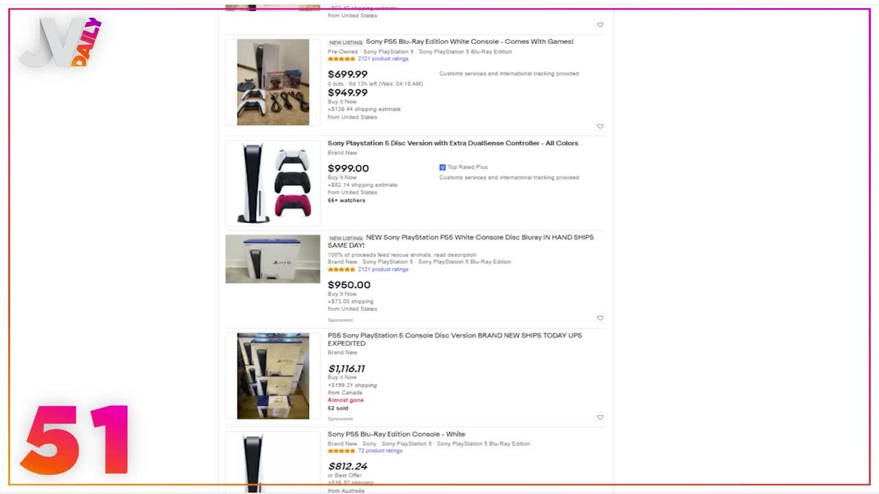 Daily JVCom - Scalpers contre les Etats-Unis