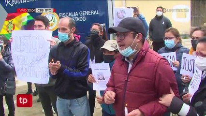 Con un profundo dolor, familiares de Wilma esperaron su cuerpo en la morgue exigiendo justicia