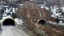 Bolu Dağı Tüneli Heyelan sebebiyle kapanmıştı! Çalışmalar devam ediyor