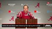 Nick Saban Breaks Down QBs/WRs Following First Spring Scrimmage of 2022