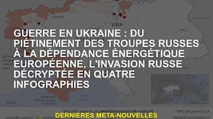 Guerre d'Ukraine : du piétinement des troupes russes à la dépendance à l'énergie européenne, l'invas