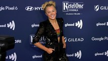 JoJo Siwa attends the 33rd Annual GLAAD Media Awards red carpet in Los Angeles