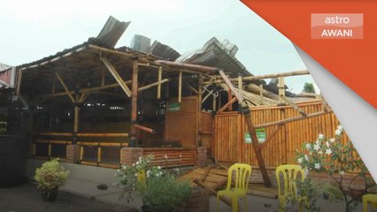 Kejadian Ribut | Aktiviti Tarawih di Masjid Buluh tergendala