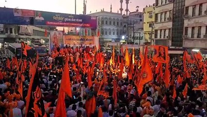 Saffron purvai in the welcome of the new year in Vastranagari