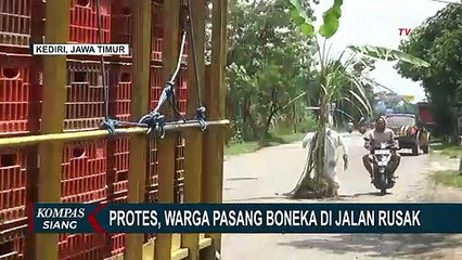 Kerap Sebabkan Kecelakaan, Warga Protes Jalan Rusak dan Berlubang Tak Kunjung Diperbaiki!