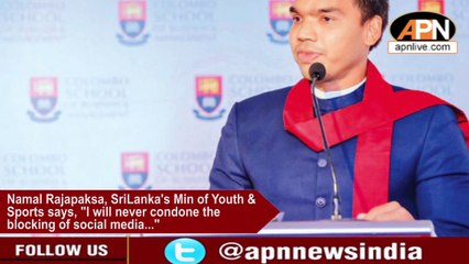 Authorities Think Progressively: Namal Rajapaksa Says Social Media Bans Are Useless With VPNs