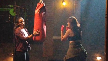 Ziddi Dil Maane Na On Location: Monami removes her frustration on Punching Bag, scared | FilmiBeat