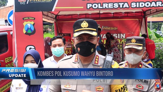 Gerai Vaksin Booster Polresta Sidoarjo Terminal Purabaya Diserbu Warga Saat Ramadhan
