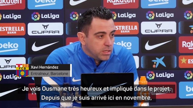 Barcelone - Xavi : Dembélé ? Aucun reproche a lui faire