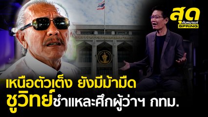 เหนือตัวเต็ง ยังมีม้ามืด ชูวิทย์ชำแหละศึกผู้ว่าฯ กทม. l สุดกับหมาแก่ l SPRiNG