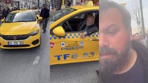 Sadece turist alan boş taksileri görüntüledi taksicilerin saldırısına uğradı