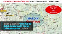 Mardin'de 'Eren Kış-33 Şehit Jandarma Er Harun Lal Operasyonu' başlatıldı