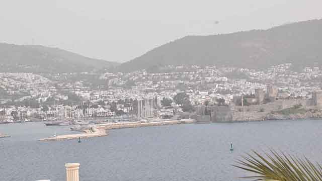 Afrika tozu turistik ilçeye kabus gibi çöktü