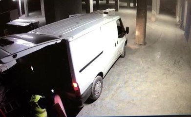 İstanbul'da şantiye soygunu kamerada: İnşaat alanından 200 bin liralık kablo çaldılar