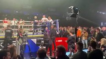 Savannah Marshall and Newcastle crowd react to WBO middleweight title defence with Claressa Shields watching on