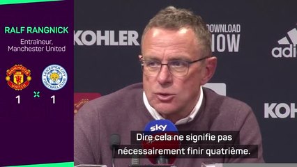 31e j. - Rangnick : "Nous ne sommes pas les favoris pour la quatrième place"
