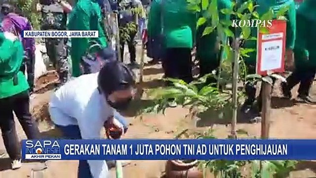 Cegah Longsor dan Banjir, Kodim 0621 Kabupaten Bogor Berkomitmen Tanam Sejuta Pohon!