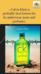 you will love these facts about Calvin Klein