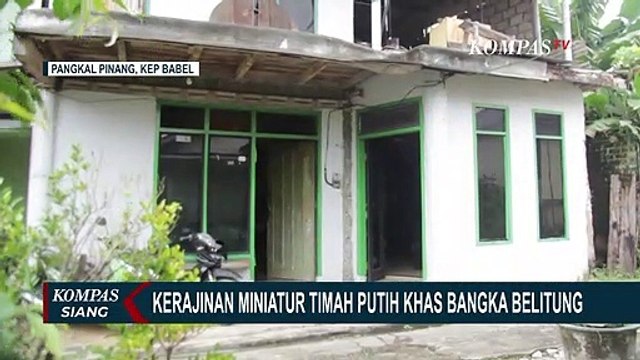 Pengrajin Miniatur Timah Putih di Bangka Belitung Tetap Bertahan di Tengah Pandemi