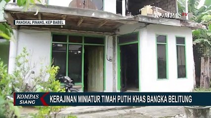 Pengrajin Miniatur Timah Putih di Bangka Belitung Tetap Bertahan di Tengah Pandemi