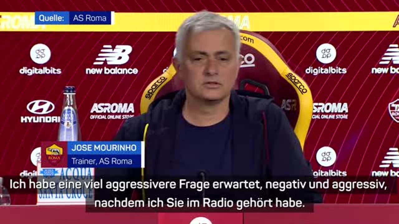 Mourinho sauer: 'Sie sch**** sich in die Hose'