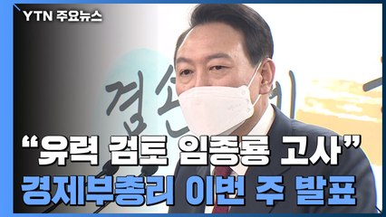 "유력 검토 임종룡 고사"...경제부총리 이번 주 발표 예정 / YTN