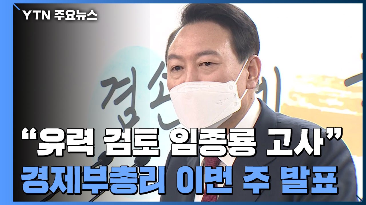 "유력 검토 임종룡 고사"...경제부총리 이번 주 발표 예정 / YTN