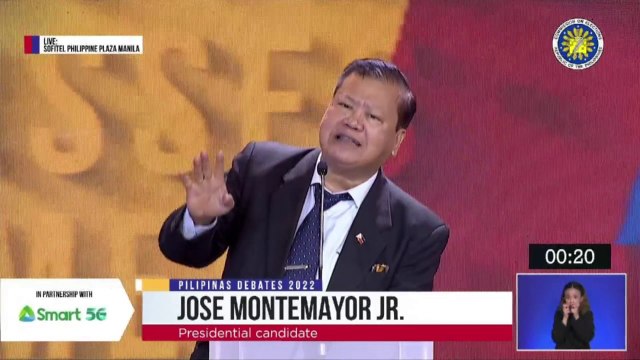Montemayor, sinagot ang isyu tungkol sa korapsyon sa gobyerno