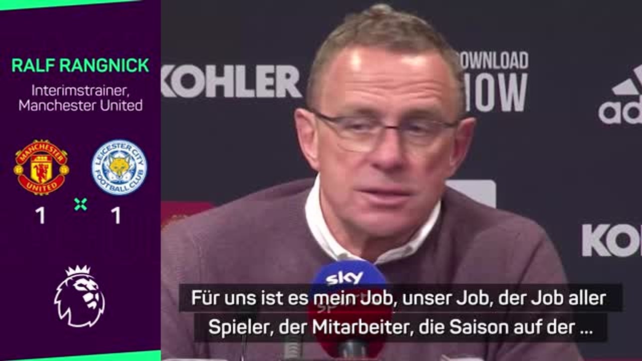 Rangnick zu UCL-Erwartungen: 'Bin kein Wahrsager'