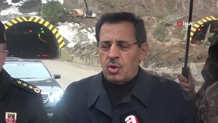 Heyelan sebebiyle kapanan Bolu Dağı Tüneli'nin yarın açılması planlanıyor