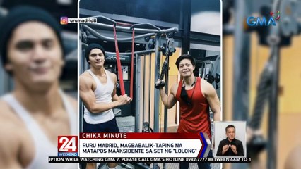 Ruru Madrid, magbabalik-taping na matapos maaksidente sa set ng "Lolong" | 24 Oras Weekend