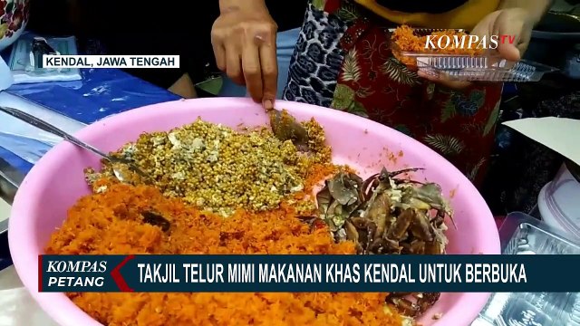 Telur Mimi, Takjil Khas Kendal Jadi Pilihan Warga untuk Berbuka