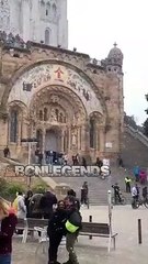 Nevada en el parque de atracciones del Tibidabo