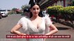 Nora Fatehi Showing Hot Assets and Dance Steps On The Set of Colors TV Show 