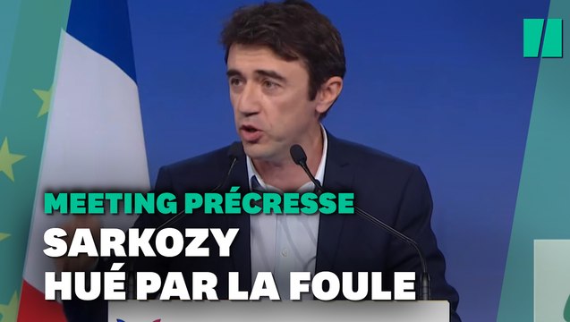 Le nom de Nicolas Sarkozy sifflé par le public au meeting de Valérie Pécresse