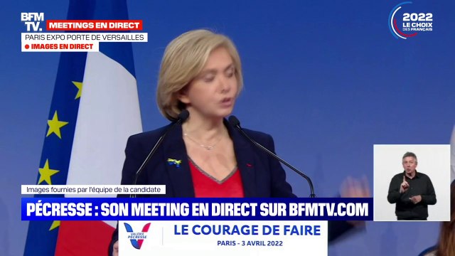 Valérie Pécresse: Nous allons faire mentir tous ceux qui disent que l'élection est déjà jouée