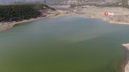Sinop'ta çöle dönen göletler yağışlarla birlikte suyla doldu