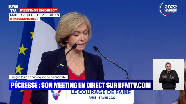 Valérie Pécresse: Je m'engage à augmenter de 10% les salaires