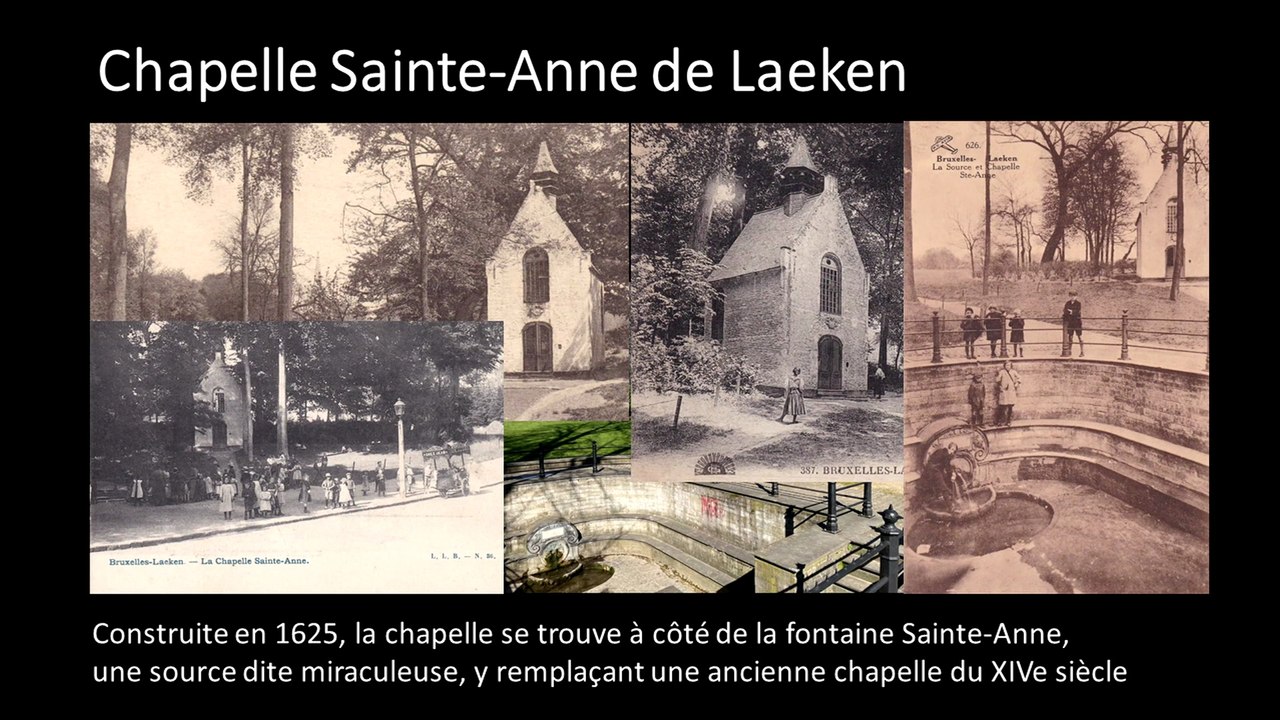 Passé et present: La chapelle Sainte-Anne de Laeken (Bruxelles)