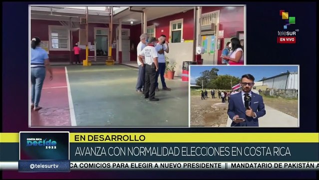Elecciones presidenciales en Costa Rica continúan en plena normalidad
