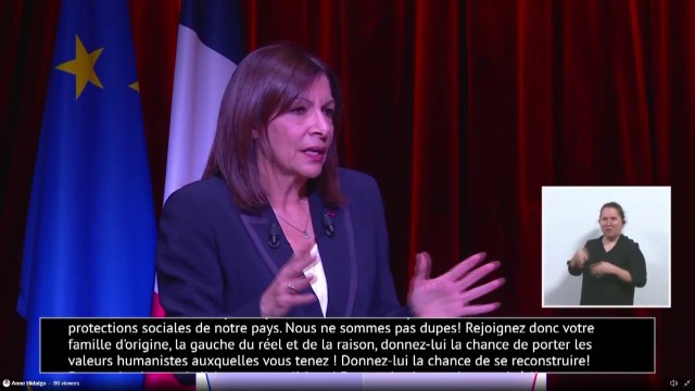 Anne Hidalgo: Jean-Luc Mélenchon est un candidat qui refuse d'aider les Ukrainiens