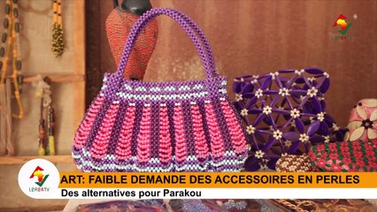ART: FAIBLE DEMANDE DES ACCESSOIRES EN PERLES