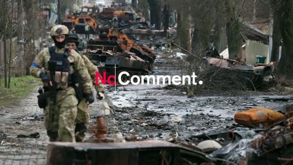 The Ukrainian town of Bucha is revealed after the Russian retreat